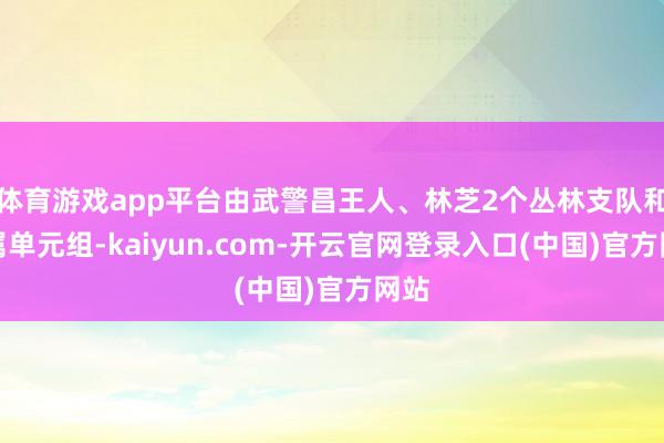 体育游戏app平台由武警昌王人、林芝2个丛林支队和直属单元组-kaiyun.com-开云官网登录入口(中国)官方网站